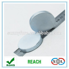 d40x6 disc large zinc rare earth magnets